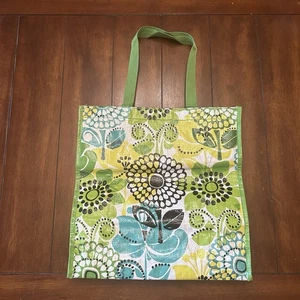 Vera Bradley Limes Up Markttasche Einkaufstasche 15 x 15 x 5" grün Blumen - Bild 1 von 6