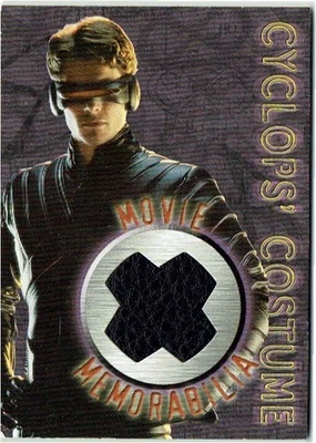 X-Men The Movie Memorabilia Topps 2008 Costume Relic Card Cyclops - Image 1 of 2