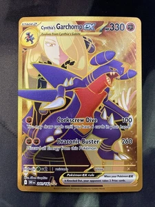Cynthia's Garchomp ex 241/182 Sv10: Destined Rivals Holo Pokemon Card Full Art - Picture 1 of 6