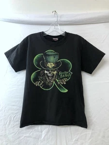 Harley Davidson Lone Wolf Spokane Feeling Lucky? Shamrock Skull T-Shirt Gr. S - Bild 1 von 8