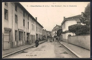 AK Chauffailles, Rue Bréchard, Rue de l ́Industrie 1943  - Bild 1 von 2