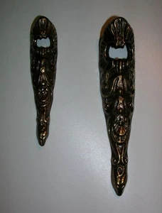 F142c FREGIO IN OTTONE - ORNAMENTO - DECORAZIONE - RESTAURO MOBILE ANTICO 84X19 - Foto 1 di 1
