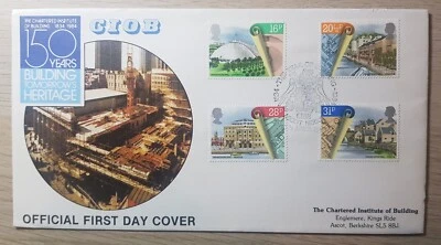 GB First Day Cover: SG1245 Urban Renewal; Chartered Institute of Building CIOB - Image 1 of 3