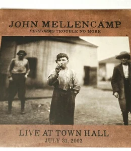 JOHN MELLENCAMP PERFORMS TROUBLE NO MORE LIVE @ TOWN HALL BLUES VINYL LP 12" - Imagen 1 de 12