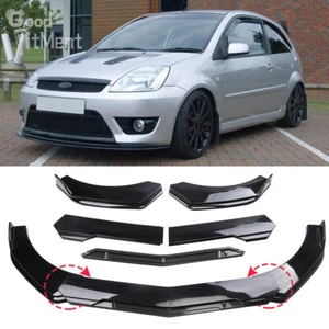 Per Ford Fiesta ST MK6 RS lucido spoiler labbro anteriore splitter spoiler spada - Foto 1 di 11