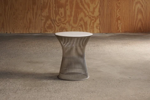 Vintage Knoll Platner Marble Side Table Cover