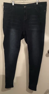 Rue 21 Freedom Flex High Waist Skinny Denim Plus Size 20 Regular Dark Wash - Bild 1 von 10
