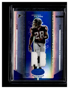 2004 Foglia Materiali Certificati Specchio Materiali Blu #8 Warrick Dunn MEM,/50 - Foto 1 di 2