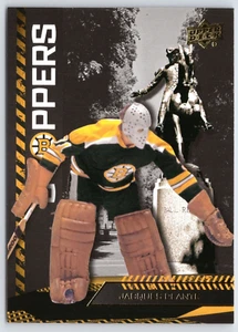 TAPONES JACQUES PLANTE 2023-24 CENTENARIO BOSTON BRUINS ORO ST-13 85988 - Imagen 1 de 2