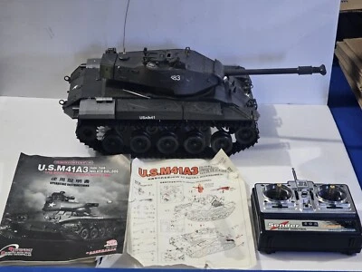 Tanque de batalla de radio control Heng Long Walker Bulldog escala 1/16 de colección U.S.M41A3 Foto 1 de 4