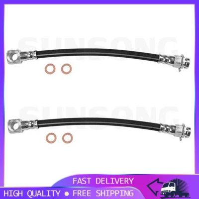 前 Sunsong 制动软管制动线适用于道奇 D100 1988 1987 1986 — 第 1/3 张图片