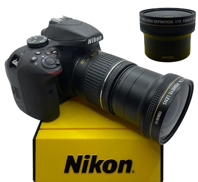 67MM WIDE ANGLE MACRO LENS FOR Nikon AF-P NIKKOR 70-300mm f/4.5-5.6E ED VR Lens - Image 1 of 4