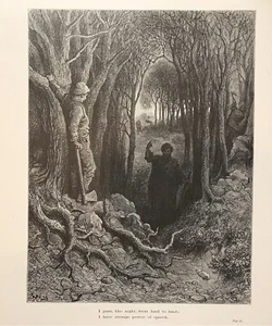 Ancient Mariner, Gustave Dore, 1884 engraving antique art print Plate 34 - Picture 1 of 1