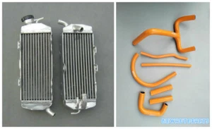 Orange Aluminum Radiator + Hose For KTM LC4 620 640 660 1994-2007 2006 2005 2004 - Bild 1 von 6