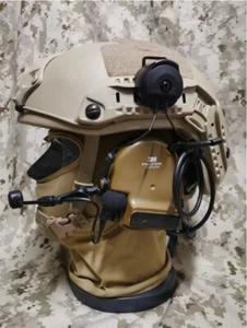 Tactical Headset Comtac-III C3 TCA Helmet Ver. Noise Reduction Headphone Replica - Picture 1 of 12