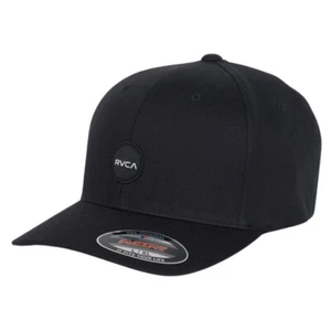 RVCA Mini Motors Flex Fit Black Hat - Picture 1 of 6