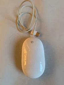 Apple Mouse Multi Control Wired USB 2.0 Mighty Mouse With Scroll Ball A1152 #2 - Picture 1 of 2