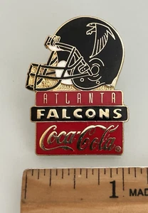Atlanta Falcons, Coca Cola Anstecknadel 1993 Peter David - Bild 1 von 2