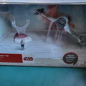 Star Wars The Last Jedi Finn & Ski Speeder Set NEW SEALED Rare Collectors - Picture 1 of 7