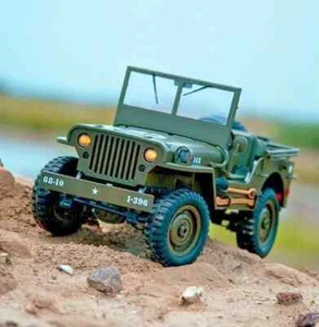 1941 JEEP WILLYS 1/10 Scale 2.4G 4WD RTR Military RC Truck - Picture 1 of 11