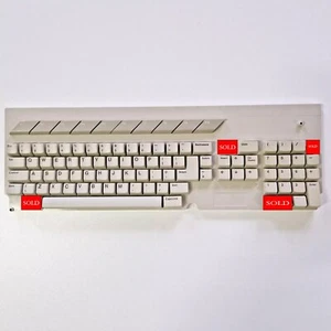 ATARI ST Tastatur Tastenkappe Ersatz komplett mit Kunststoffkolben und Kuppel - Bild 1 von 2