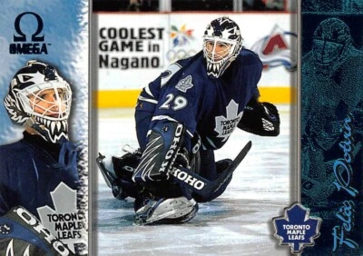 1997-98 Pacific Omega Emerald Green #223 Felix Potvin - Image 1 of 2