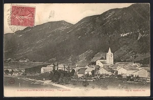 CPA Saint-Agnan-en-Vercors, vue générale 1905 - Picture 1 of 2