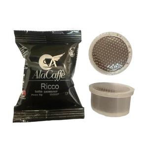 100 Capsule qualità RICCOO compatibile ESPRESSO POINT LAVAZZA - Foto 1 di 2