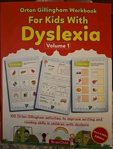 Orton Gillingham Workbook For Kids With Dyslexia. Volume 1, 100 Activities - Picture 1 of 2