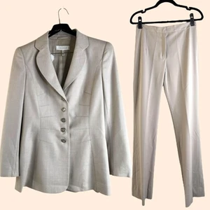 Anzug-Set Escada Beige Wolle Seide Beige - Bild 1 von 11