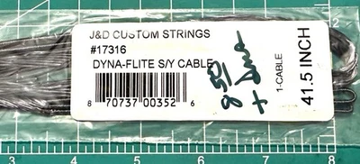 J&D Custom Strings 17316 Dyna-Flite S/Y Cable String 41.5” (004) - Image 1 of 3