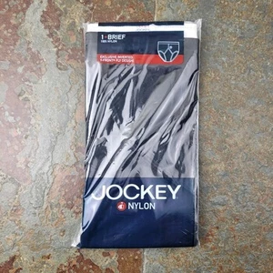 Vintage Jockey Nylon Slip Y Anteriore Tricot Uomo Large 36-38 NOS Sigillato 2005 - Foto 1 di 4