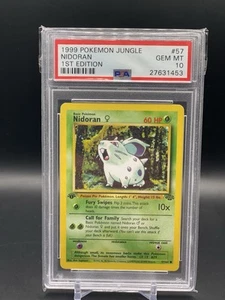 1999 Pokémon Jungle Nidoran 1st Edition - Picture 1 of 1