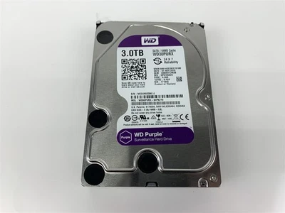 Western Digital WD Purple 3TB SATA 6 Gb/s Hard Drive WD30PURX-64P6ZY0 - Image 1 of 4