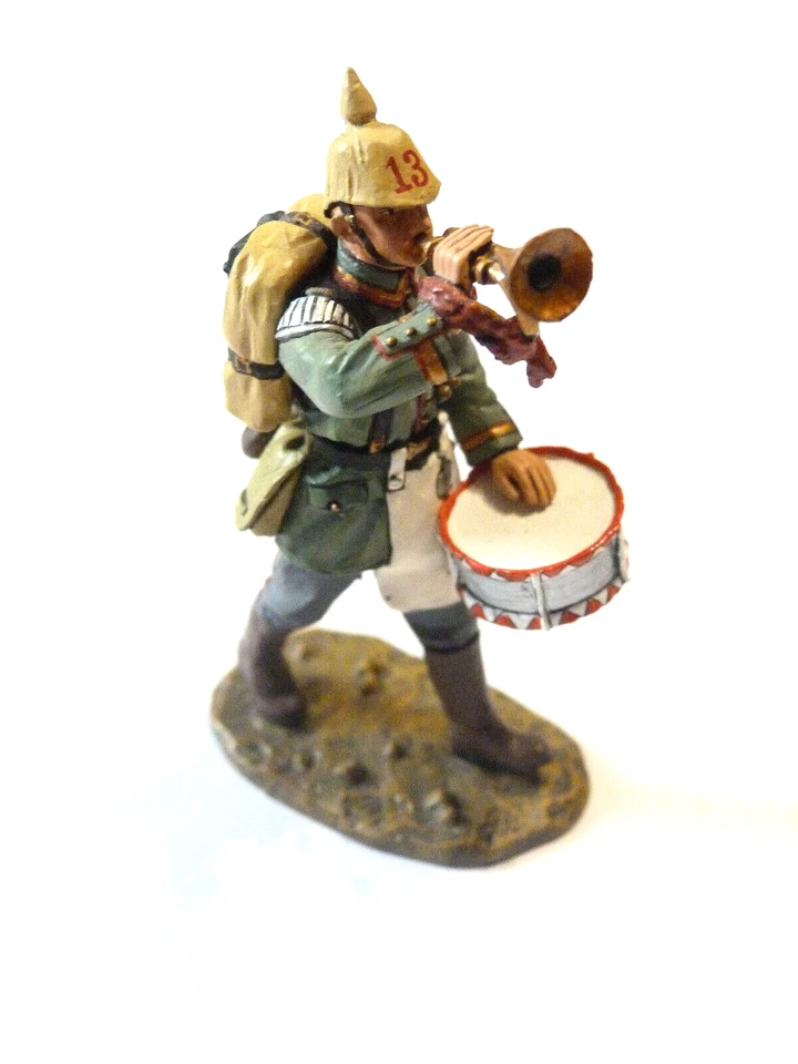 King & Country 1914 - FW008 - Soldat allemand clairon au défilé - Sans boîte - Photo 1/1