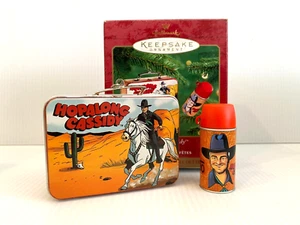Hallmark Andenken Ornament 2000 ~ Hopalong Cassidy ~ 2 Stück Brotdose - Bild 1 von 4