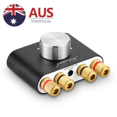 Mini Bluetooth 5.0 Digital Amplifier Stereo Receiver HiFi Home / Car Audio Amp - image 1 of 4