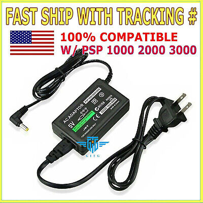AC Adapter Home Wall Charger Power Supply For Sony PSP 1000 2000 3000 Slim Lite • 6.19$