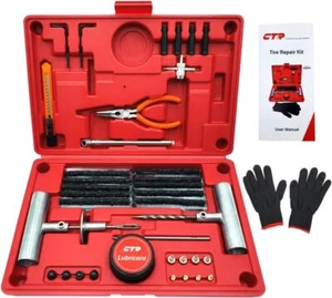 CTR 68pcs Heavy Duty Tire Plug Kit, Universal Repair for Car, Truck, ATV, RV - Picture 1 of 5