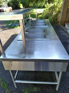 Eagle 5 well electric steam table with shelf excellent condition - Picture 1 of 11