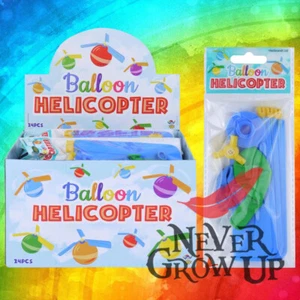 **NEU** [NGU🪶] Ballon Hubschrauber mit 2 Ballons (pro Packung) - Bild 1 von 6