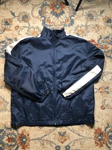 Nike Vintage Youth Size Large (12-14) Blue Full Zip Jacket Unisex Track - Picture 1 of 9