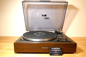 PLATINE VINYLE PIONEER BELT DRIVE STEREO TURNTABLE PL-12D VINTAGE TURNTABLE HIFI - Imagen 1 de 13