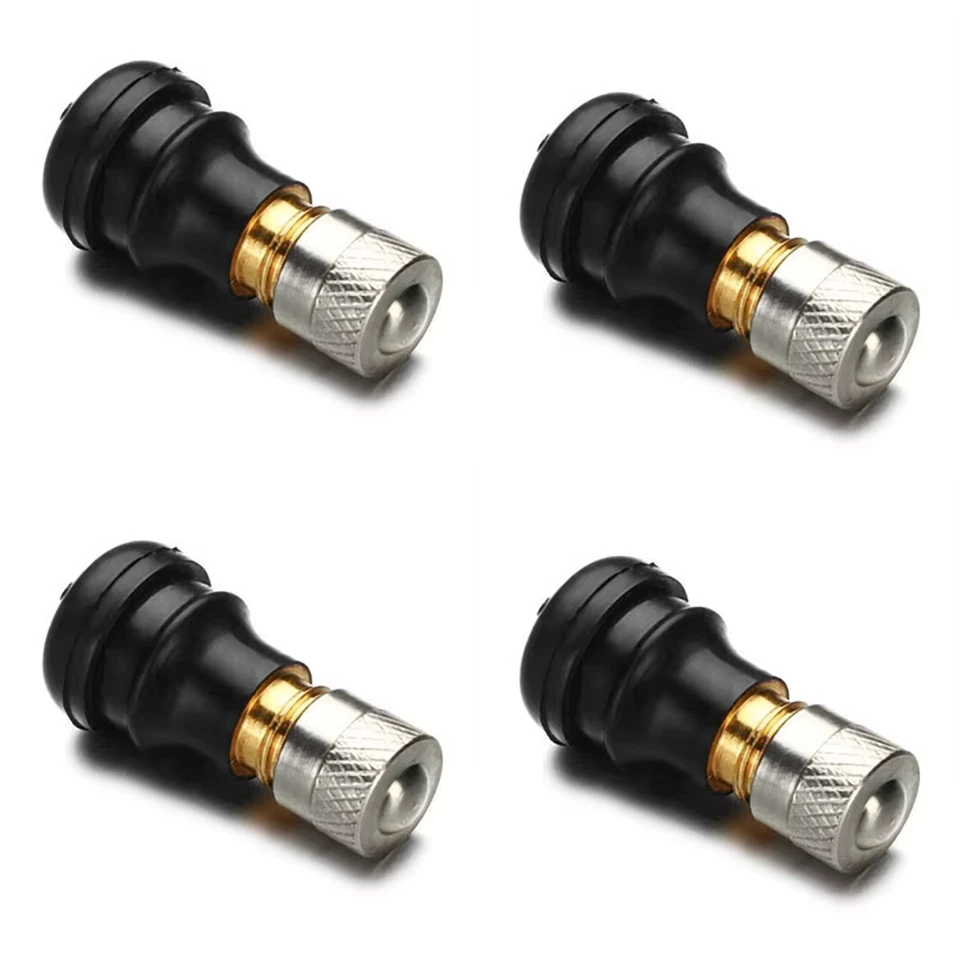 MARKENLOS Tubeless Ventile 4er Set für Ninebot Max G30, G2, F-Serie, Trittbrett VMAX VX2