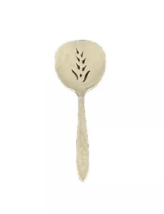 Community Plate Tea Strainer 4.5" Spoon w/ Wheat Pattern - Picture 1 of 5