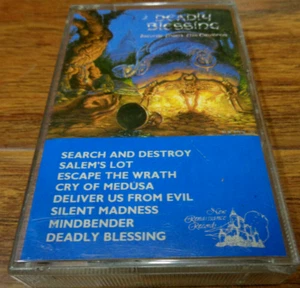 DEADLY BLESSING - ASCEND FROM THE CAULDRON (1988) CASSETTE TAPE RARE US METAL - Imagen 1 de 5