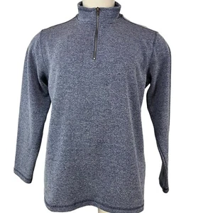 GAP Sweater Mens Large Half Zip Pullover Mock Neck Blue (422) - Picture 1 of 11
