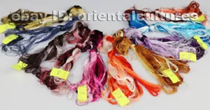Chinese 100%real natural silk,hand-dyed embroidery floss/thread 94colors/skeins - Picture 1 of 6