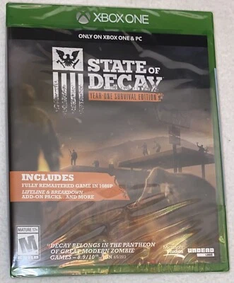 State of Decay: Year-One Survival Edition (Xbox One, 2015) Brand New Sealed - Image 1 of 4