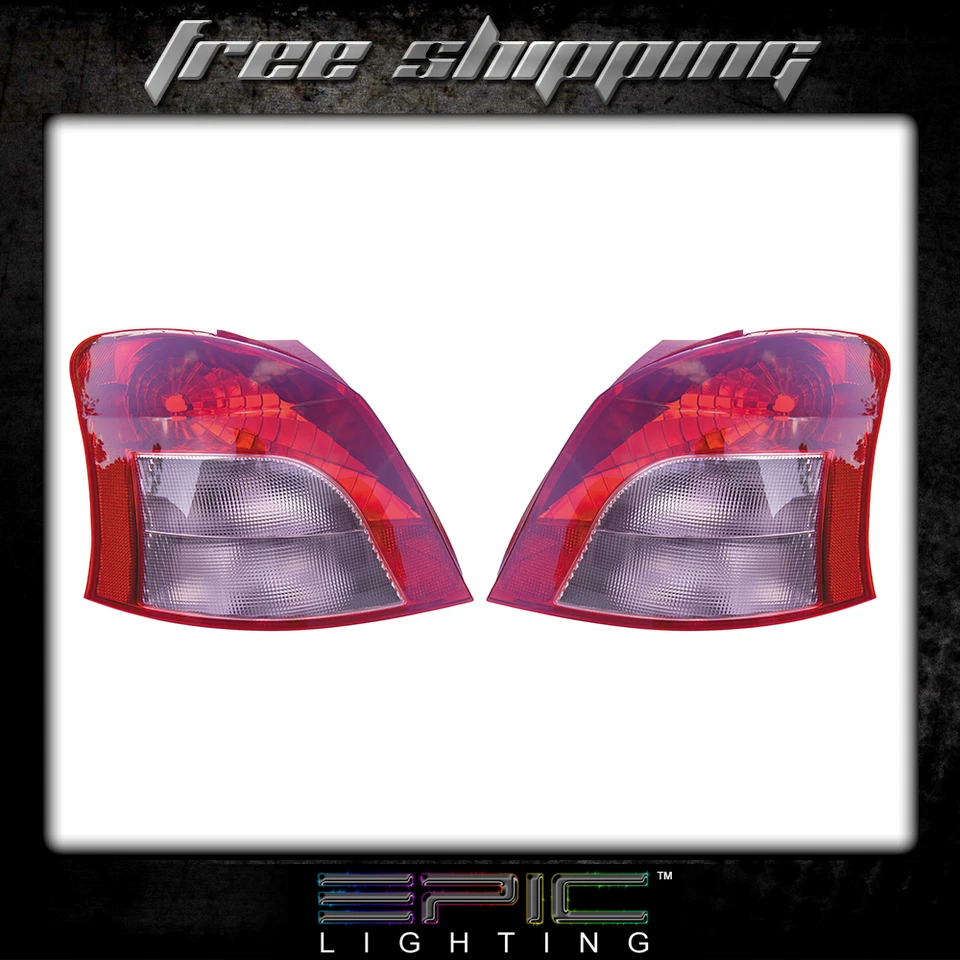 Compatível com 2007-08 TOYOTA YARIS HATCHBACK LANTERNA TRASEIRA/LÂMPADA Par Esquerda e Direita Conjunto - Imagem 1 de 1